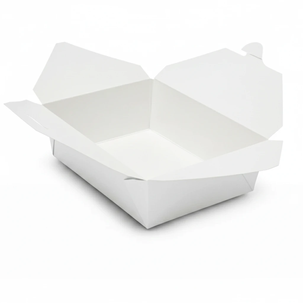 Four flap box white