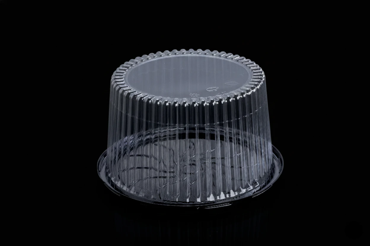 220 DIA CAKE BOX 127 - H w Black Base
