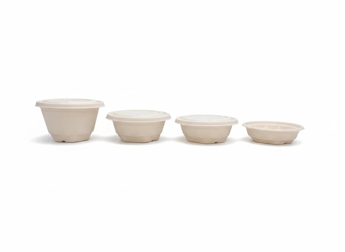 Bio 500ml Round Bowl w Lid