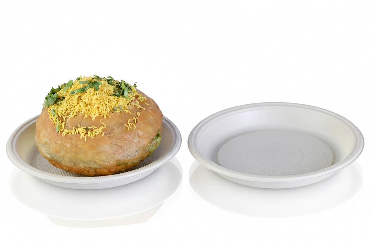 Cornstarch 6 Inch ROUND PLATE