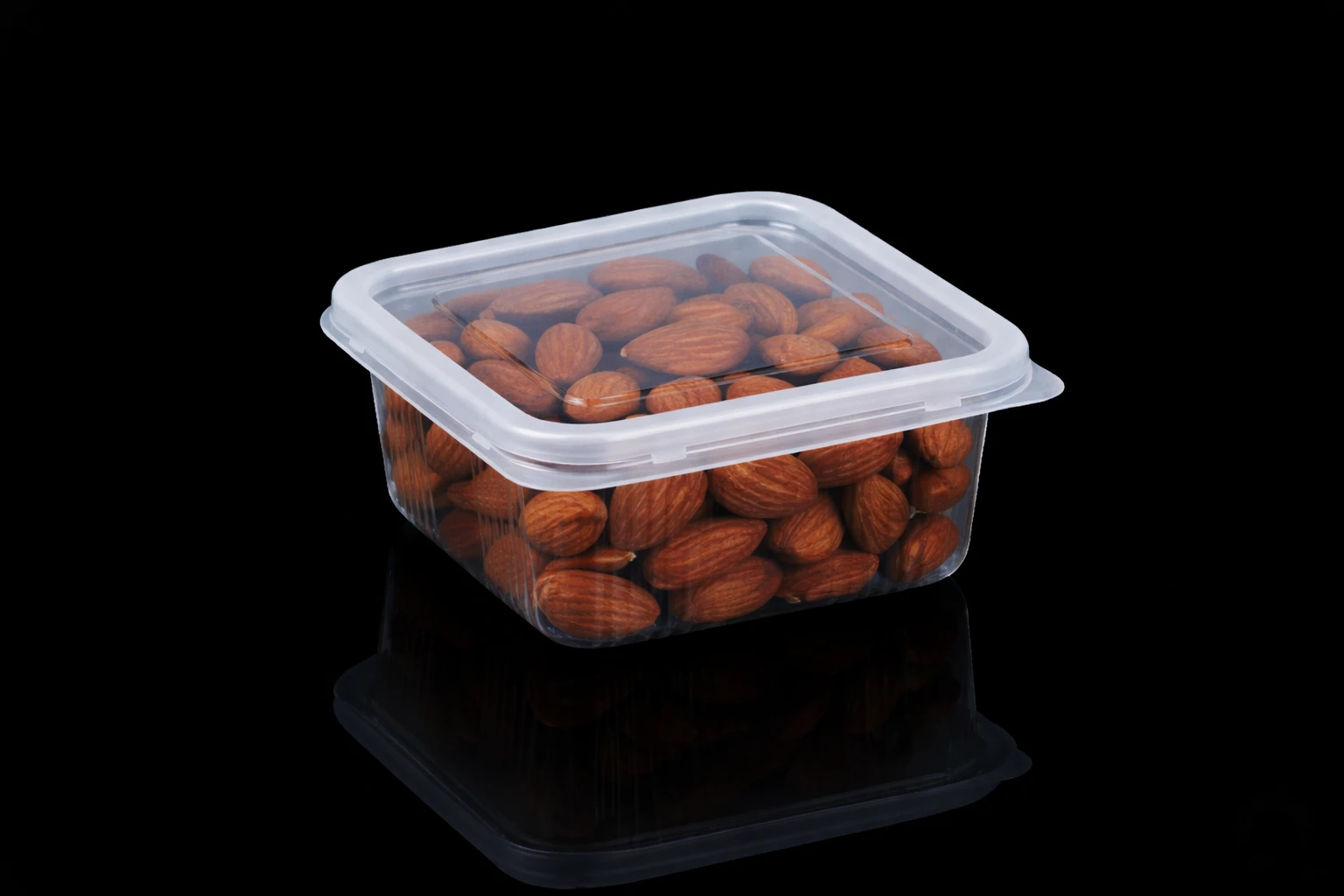 Hinged box 375ml filled