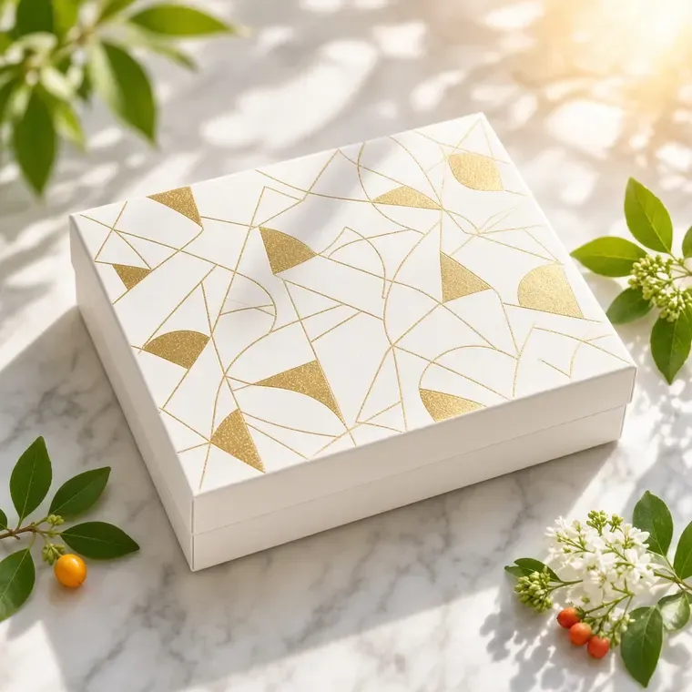 Foil-look luxury