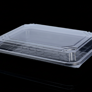 Alternative view of PASTRY TRAY BLACK WITH LID (O-263)